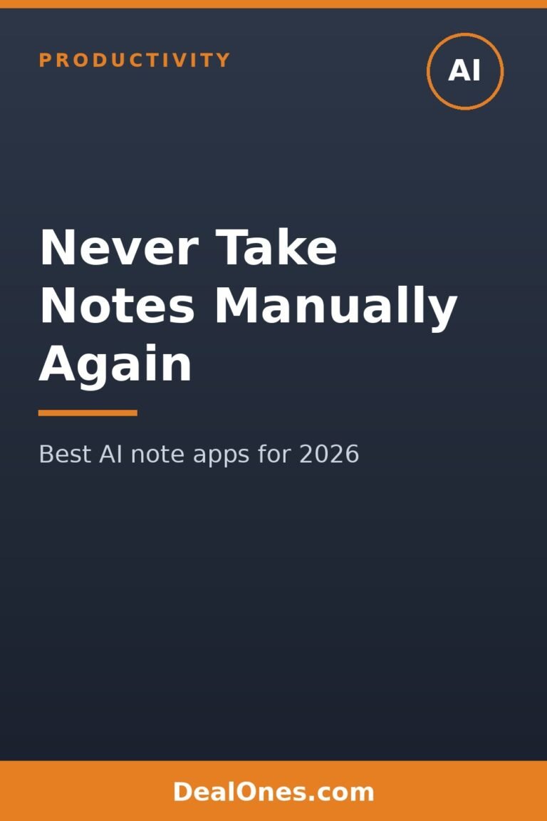 Best AI note-taking apps for lectures and meetings 2026