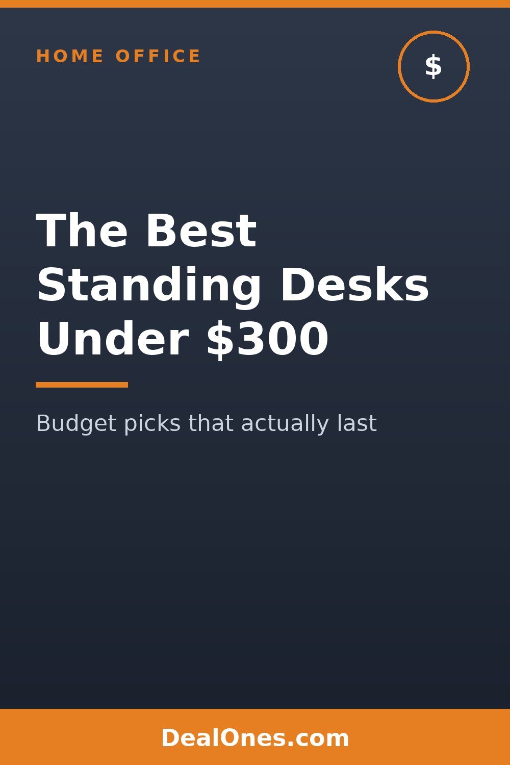 Best budget standing desks for home offices under 300 dollars