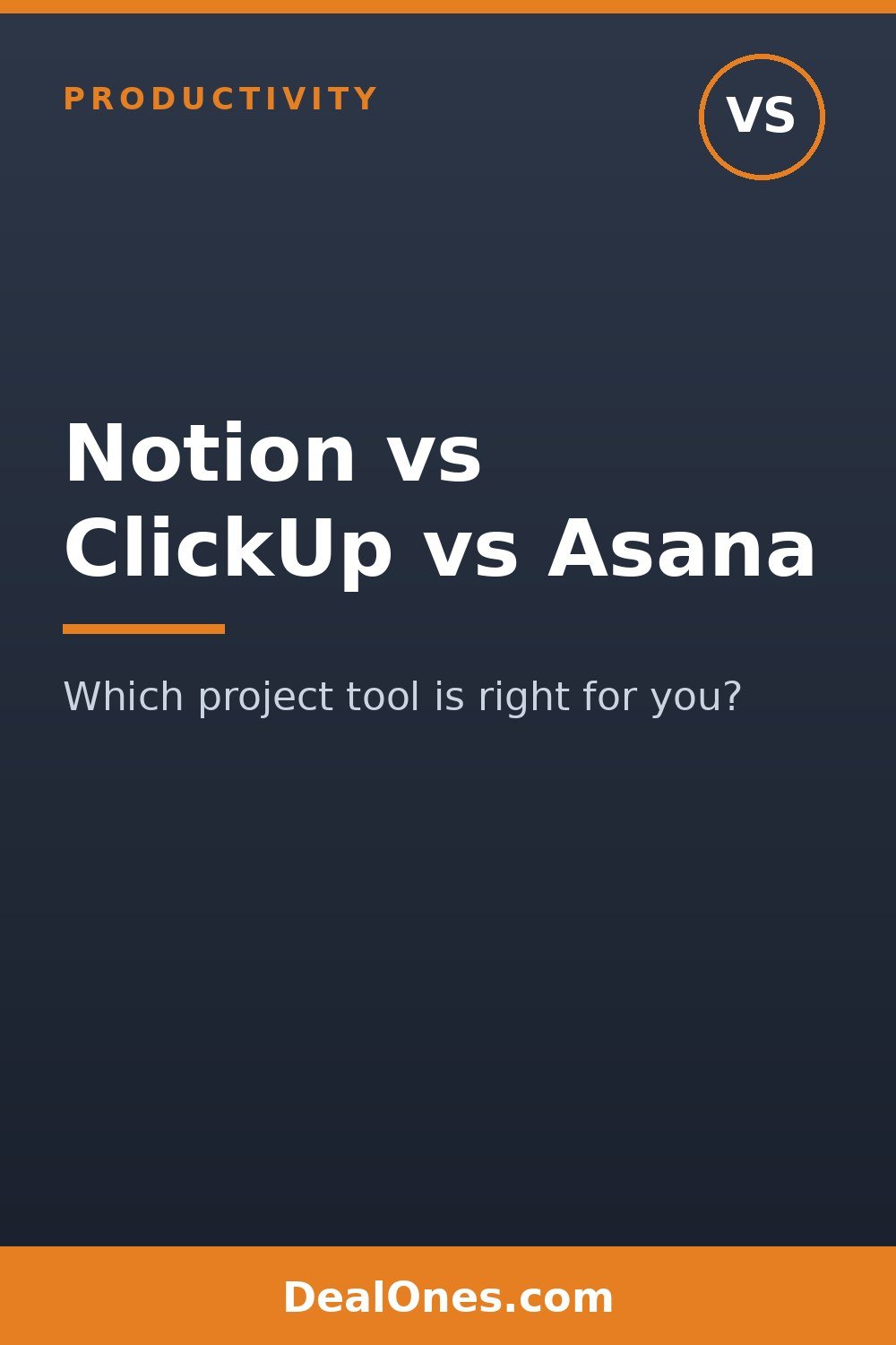Notion, ClickUp and Asana project management tools compared